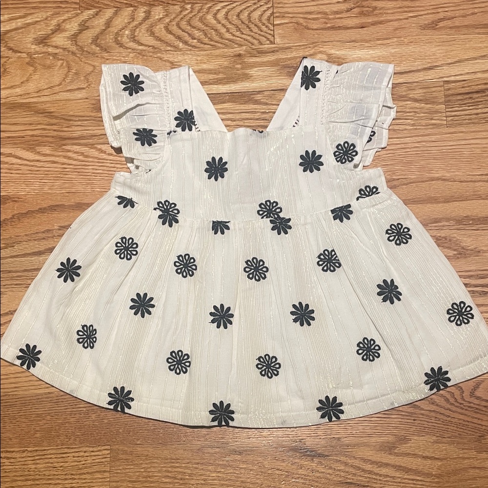 Rachel Zoe White and Black Kids Blouse